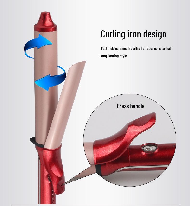 Cross-border Digital Curling Iron: Lengthened Ceramic Wand for Damage-Free Styling
