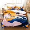 B-Blue L-Lock Bedding Set - Comfortable Duvet Cover Pillowcase Set - Children Adult Queen Size Anime Cartoon Decorative Gift