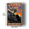 Tin Sign Everything Will Kill You So Choose Something Fun Retro Metal Poster  Vintage Wall Decor for Bar Pub Cafe Garage Home De