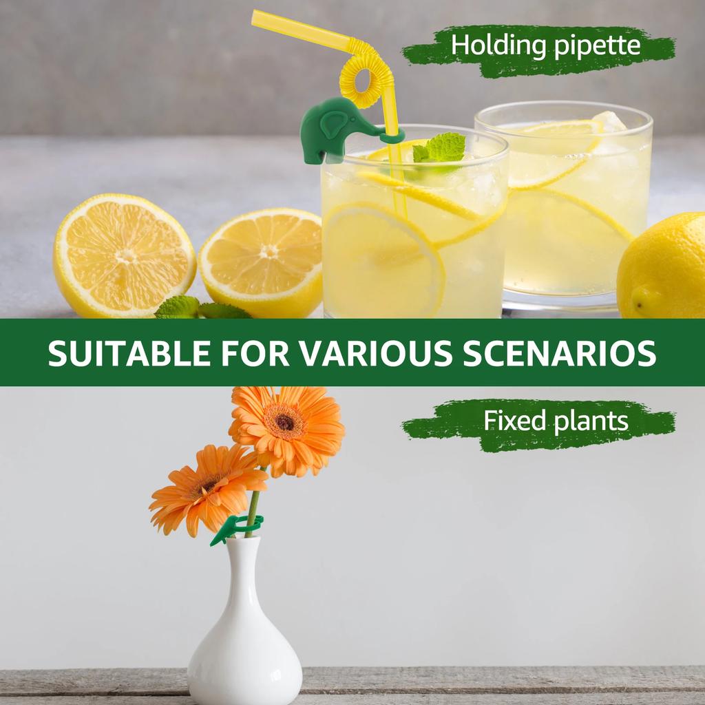 9Pcs Planting Propagation Buddy Silicone Planting Shoot Support 3 Cute Styles Vase Holder Plant Care Tools Garden Accessories