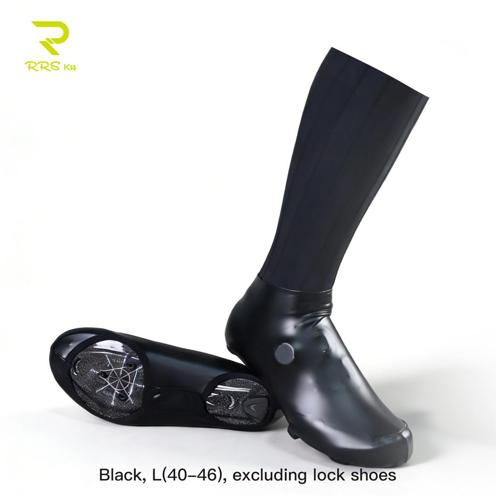 RRSkit Cycling Aerodynamic Shoe Covers Lightweight TPU Anti-Slip Waterproof Windproof Bicycle Woven Pneumatic Shoe Covers