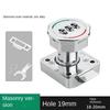 Home Security Drawer Combination Lock 3 Digital Code Wardrobe Code Lock Password Locker  Cabinet