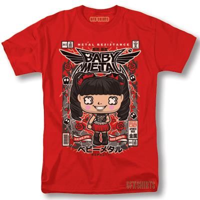 Babymetal Shirt Funko Rock Concert Merch Tour Vintage Graphic Design T-Shirt