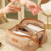 Large Capacity Toiletries Storage Bag Mesh Design Toiletries Bag Bathroom Organizer for Cosmetics Toiletries Skin Care