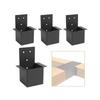 2Pcs 4x4in Rafter Post Brackets Pergola Kits Stainless Steel Pergola Brackets Patios Pergola Post Connectors Easy To Use