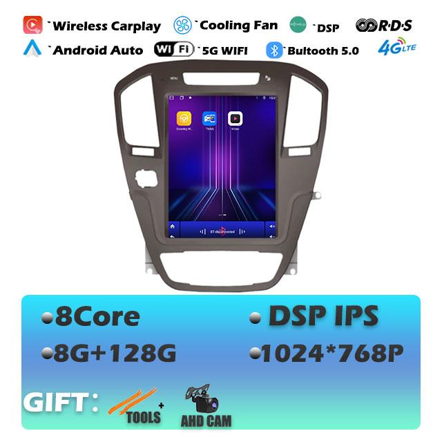 1024*768P For Opel InsigniaBuick Regal 2009-2013 Android 14 Car Radio Multimedia Video Player Navigaion Head Unit Stereo Audio