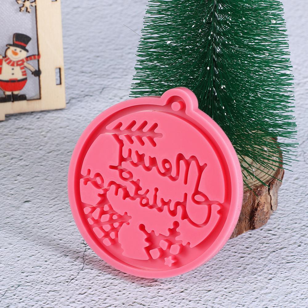 Clay Mold Candy Chocolate Jewelry Making Tool Christmas Ball Mold Silicone Moulds Keychain Molds