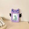 [TG835]1Pcs Students Idols Photos Protective Cover Cartoon Devil Plush Photocard Case Photo ID Credit Band Card Holder Card Case