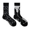 Calzini AB Asimmetrici Trendy Divertenti per Coppia Anatra Mandarina Colorati Calzini a Mezza Gamba SMLSOX