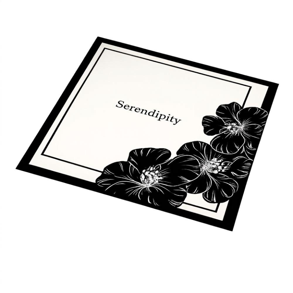 Floral Pattern Washing Machine Protector Mat Silicone Anti-Slip Dustproof Protector Mat  Home Decor