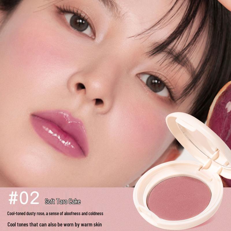 NOVO Three-in-One Blush Palette: Matte, Highlight, Nude - Student Edition.