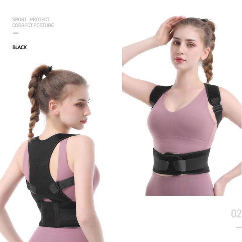 back brace with neck support