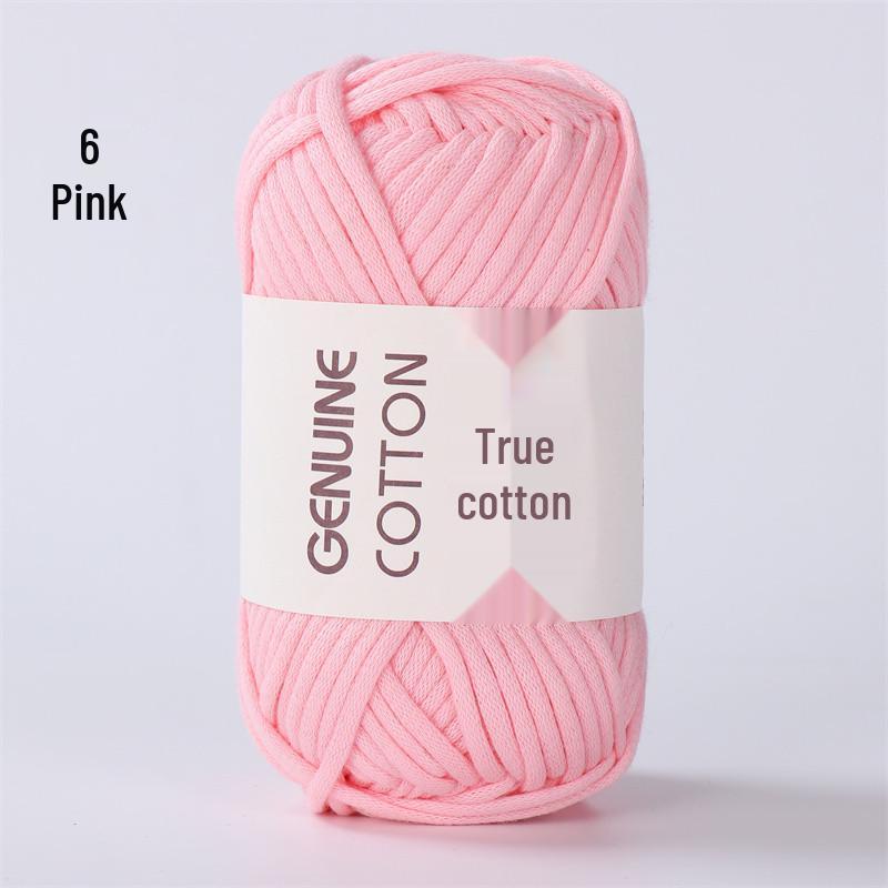 Kerngefülltes Baumwollgarn zum DIY-Stricken: Ideal für Spielzeug, Schals und Fußmatten