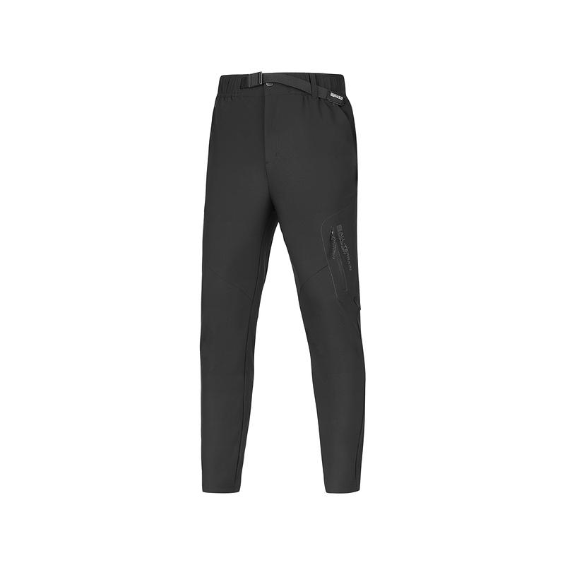 Skechers Go Trail Outdoor Series Fashion Versatile Water-Resistant Lightweight Woven Casual Pants Men bottoms Carbon-Black P125M008-0018 M