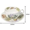Noritake Milk Tea Cup & Saucer, 325cc, My Neighbor Totoro: Dog Punching, Microwave-Safe, Bone China, T97285A/4660-1