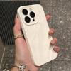 Soft Fold Pattern Phone Case For iPhone 13 12 11 14 15 Pro Max X Xs XR Max Plus Candy Bumper Silicone Cover