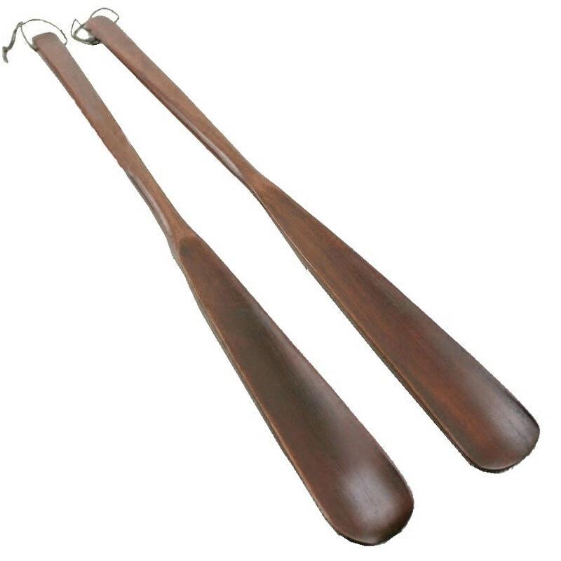 Lotus Wood Long Handle Shoehorn (2-Pack, 55cm)