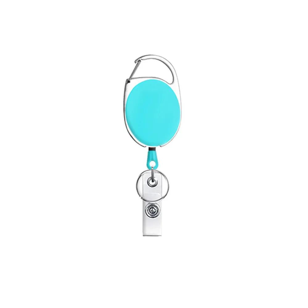 

Color Crystal Retractable Keychain Shinny Rhinestones Badge Reel Id Lanyard Name Tag Card Holder Badge Holder Key Chain Badge