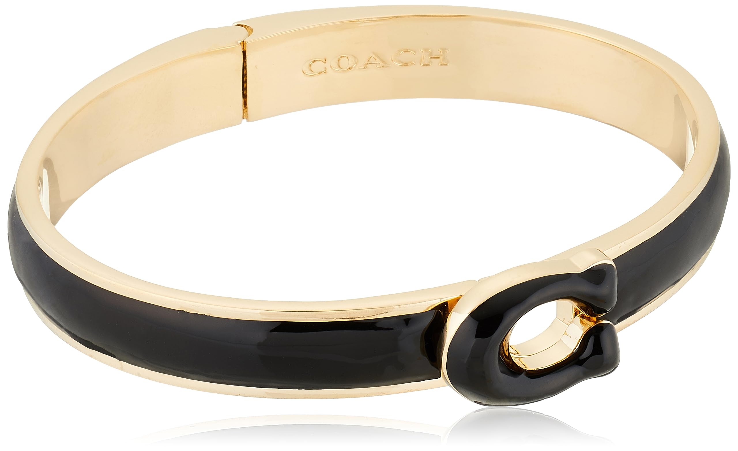 

Латунный браслет 37429235GLD001 [Coach] [Продукт] чёрный