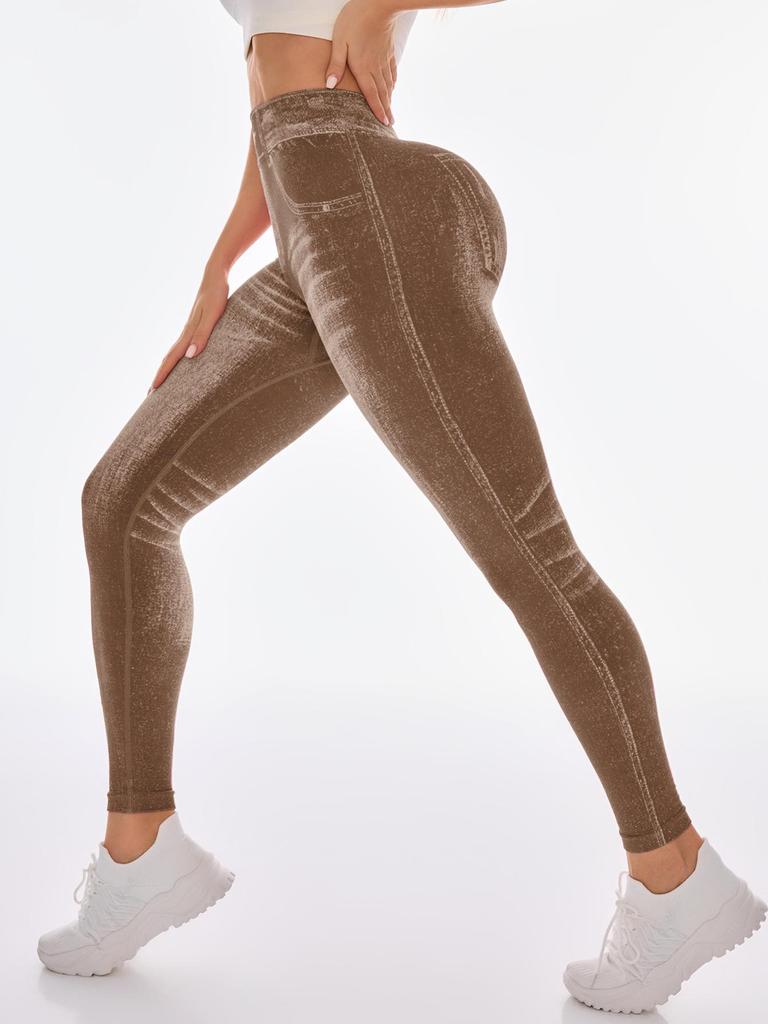 Women's High-Elasticity Seamless Yoga Pants - V-Waist, Hip-Lifting, Slimming & Fashionable for Running and Sports
