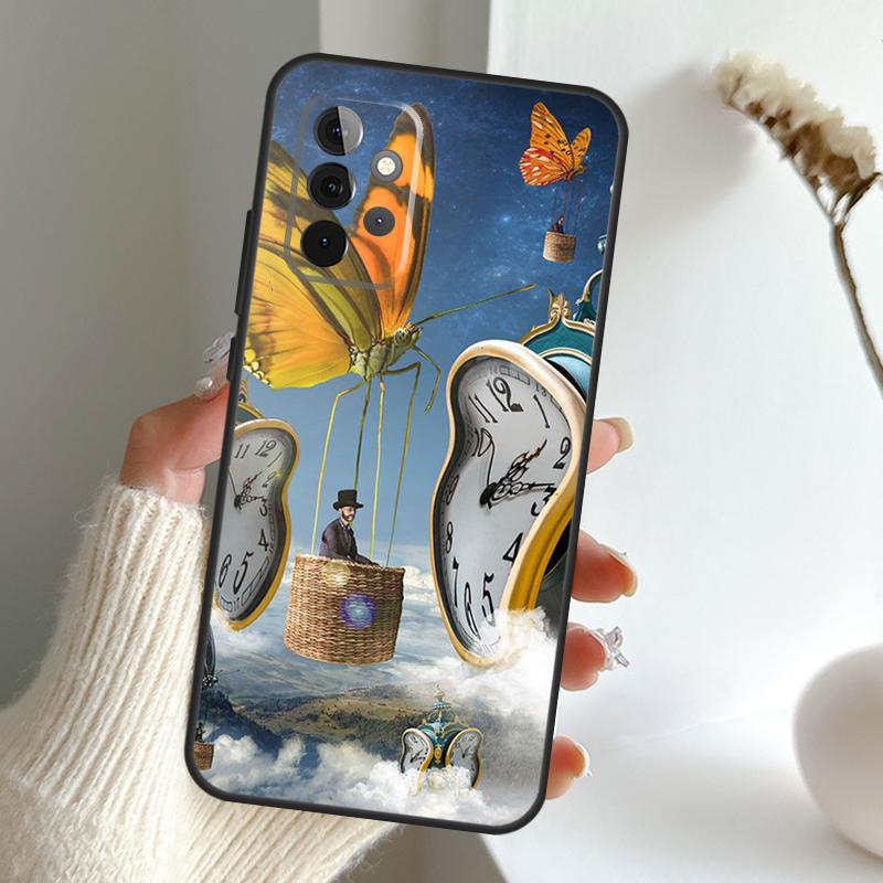 Salvador Dali Painting Case For Samsung Galaxy A13 A33 A53 A06 A17 A56 A36 A26 A16 A15 A35 A55 A34 A54 A52 A12 A32