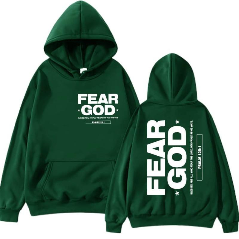 Womens Fleece-Lined Hooded Sweatshirt With Back Letter Print Casual Long Sleeve Top