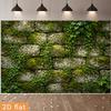 1Pcs Natural Moss Stone Wall Ivy Vines Decoration Background Garden Backdrop Decorations For Photo Studio Photo Booth Party
