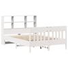VidaXL Cadre de lit sans matelas blanc 120x200 cm bois de pin massif, lit, meuble de chambre à coucher, lit en bois, lit 3323225