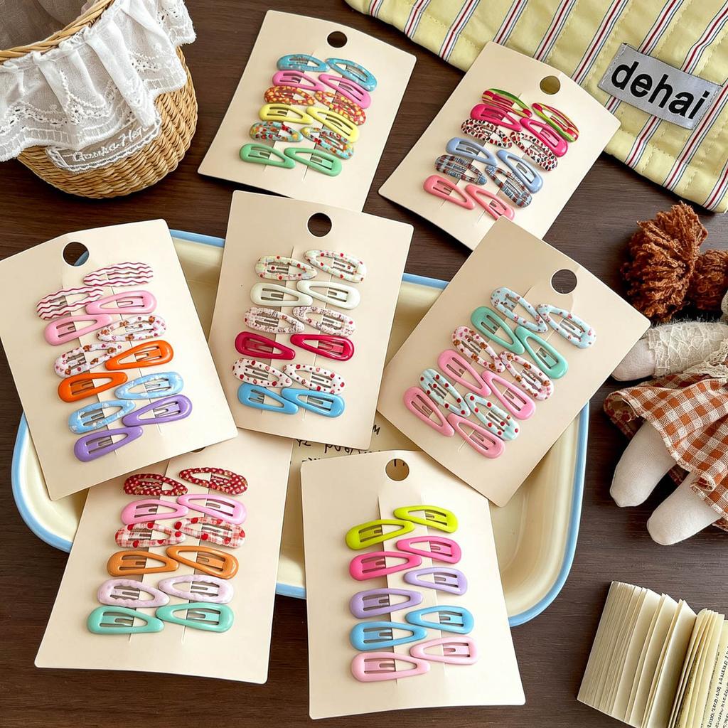 Children's Hair Clips Small Water Drop BB Clip Hairpin Barrettes Bangs Side Clip Kids Headwear Baby Girl Hair Accessories