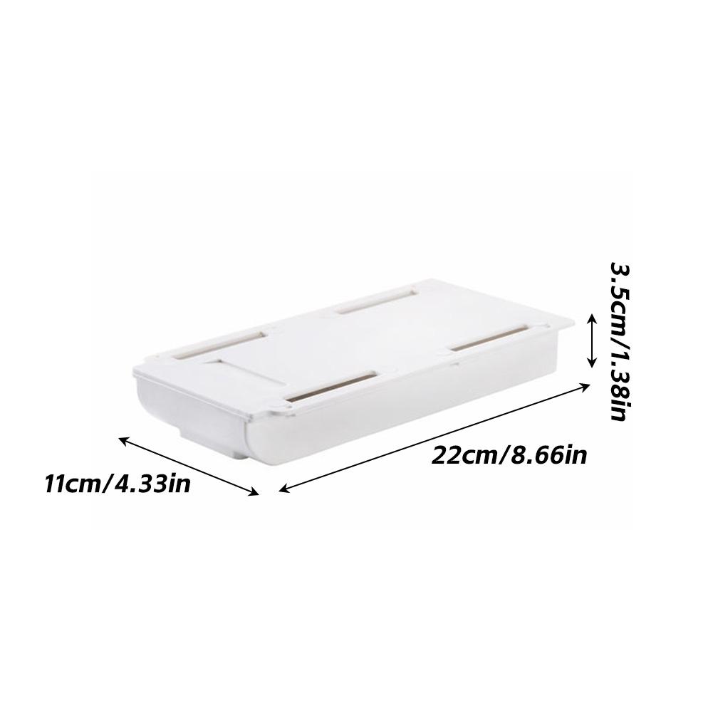 Organisateur de tiroir caché créatif collant petit tiroir sous bureau gain de place adhésif porte-papeterie organisateur usage bureau/maison