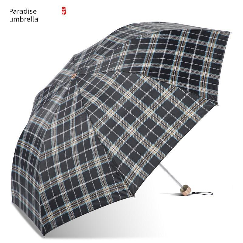 Men's and Women's Classic Plaid Paradise Umbrella