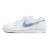Nike Court Borough Low Velcro Scarpe da Skate Basse Sneaker Bambino Bianco Blu 870028-102