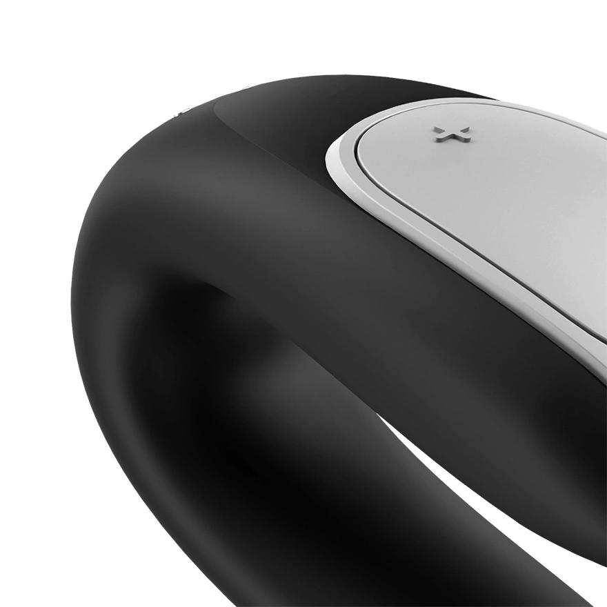 Couples Vibrator - Satisfyer Double Fun Black