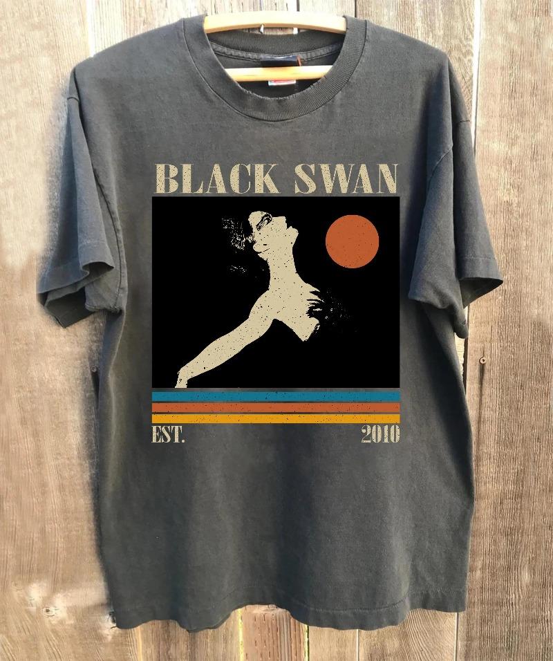 Black Swan Movie Shirt Summer Unisexs and Womens Loose and Breathable Tshirt Top S