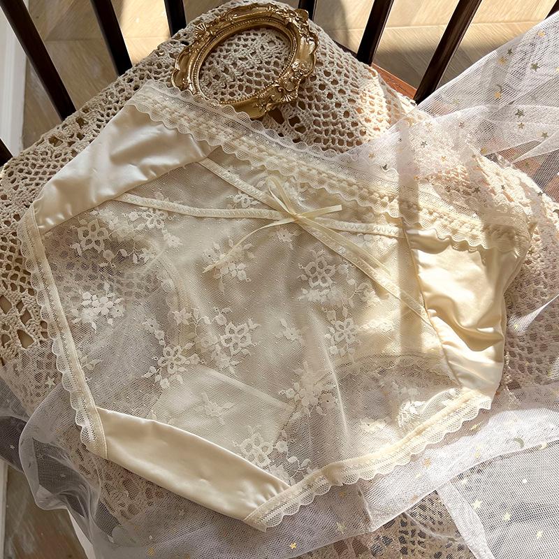 Women's Lace Tummy Control Panties - Soft, Lightweight, Breathable with Cotton Crotch