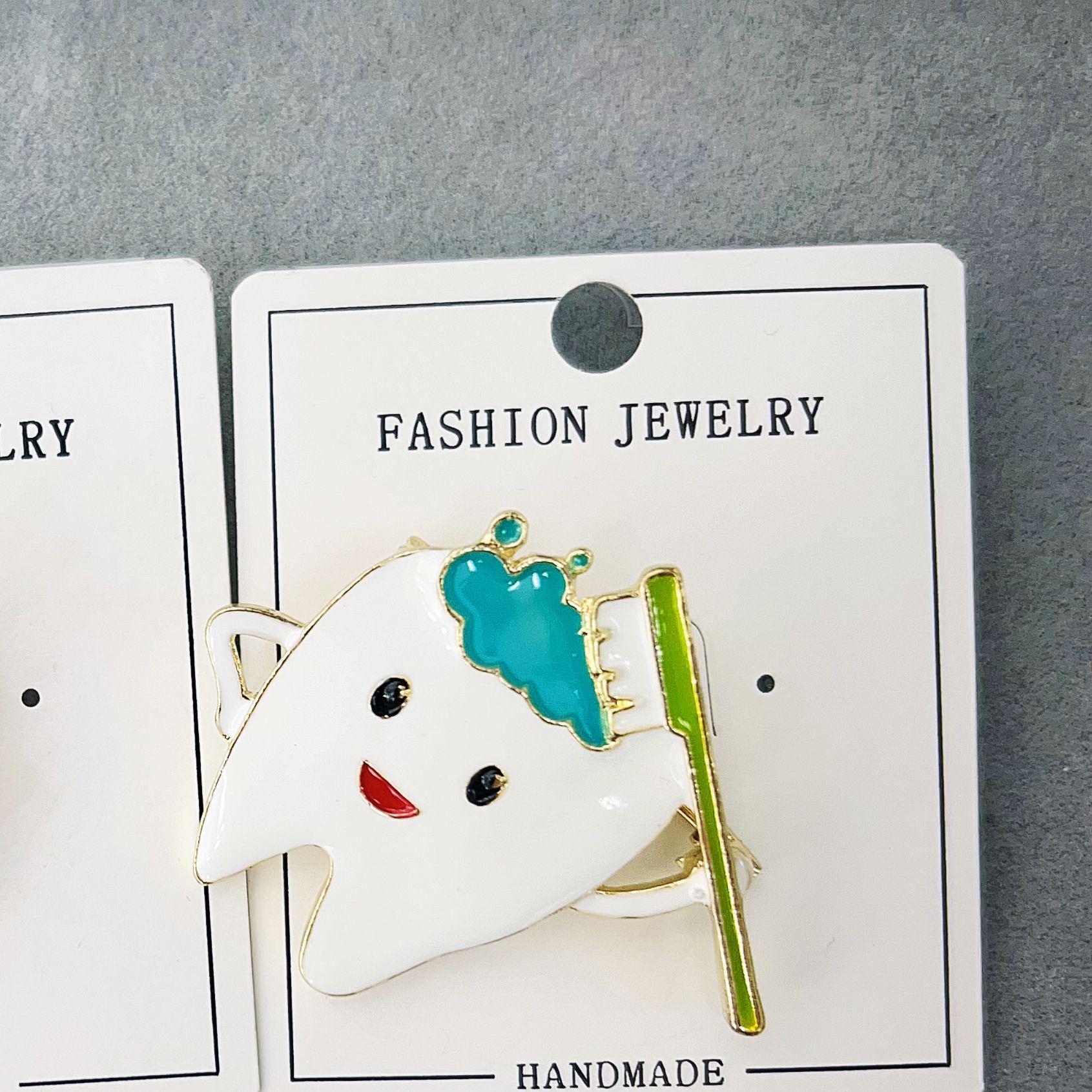 

Елегантна металева брошка для сорочок та пальто - креативний декор зубних шпильок