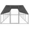Vidaxl Gabbia Esterna Per Polli, 3X12X2 M, Acciaio Zincato
