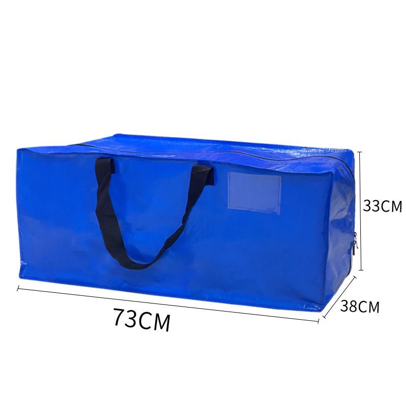 1/4PCS Large Capacity Luggage Storage Bag PP Waterproof Moving Woven Hand Bag Organizer Packing Supplies Camping Totes Bag