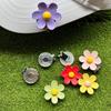 Flower Shaped Golf Cap Clip Magnetic Golf Hat Marker Outdoor Sports Golf Ball Mark  Golf Lovers