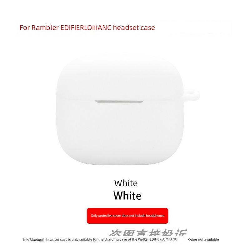 

Защитный чехол Силиконовый мягкий чехол Встроенные рукава для наушников Корпус для наушников Отсек для зарядки Сумка для хранения Простой Ударопрочный Индивидуальность Walker Lolli ANC White protective cover