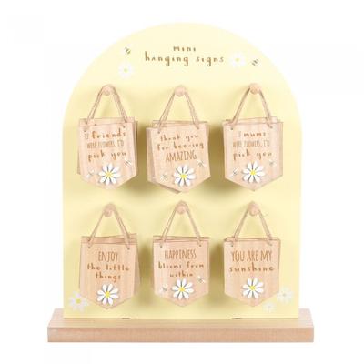 Daisy Hanging Sign (Pack of 24)