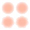 Nipple Cover Silicone Nipple Covers Breast Stickers Strapless Invisible Self-Adhesive Backless Bra Women 6.5CM In Round and Flower Shape