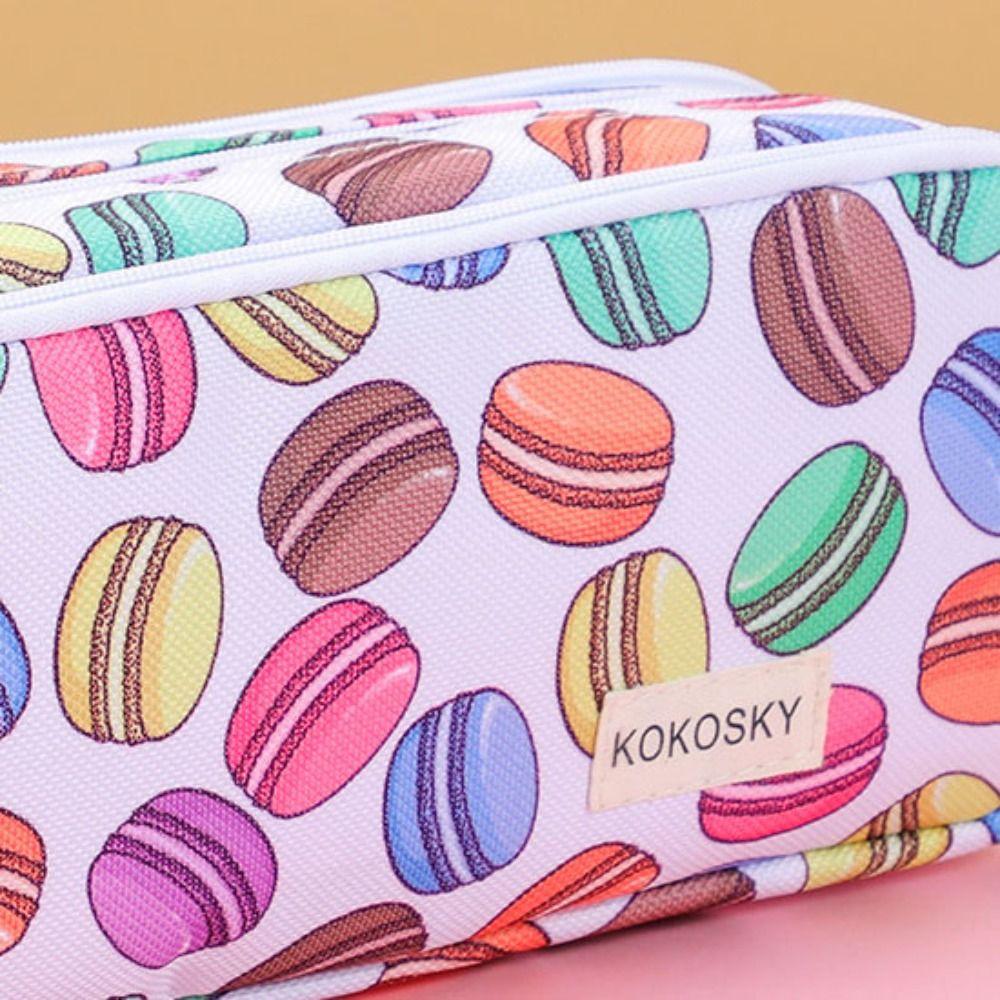 Large Storage Pencil Bag Zipper Pencil Pouch Multifunctional Pen Case  Office