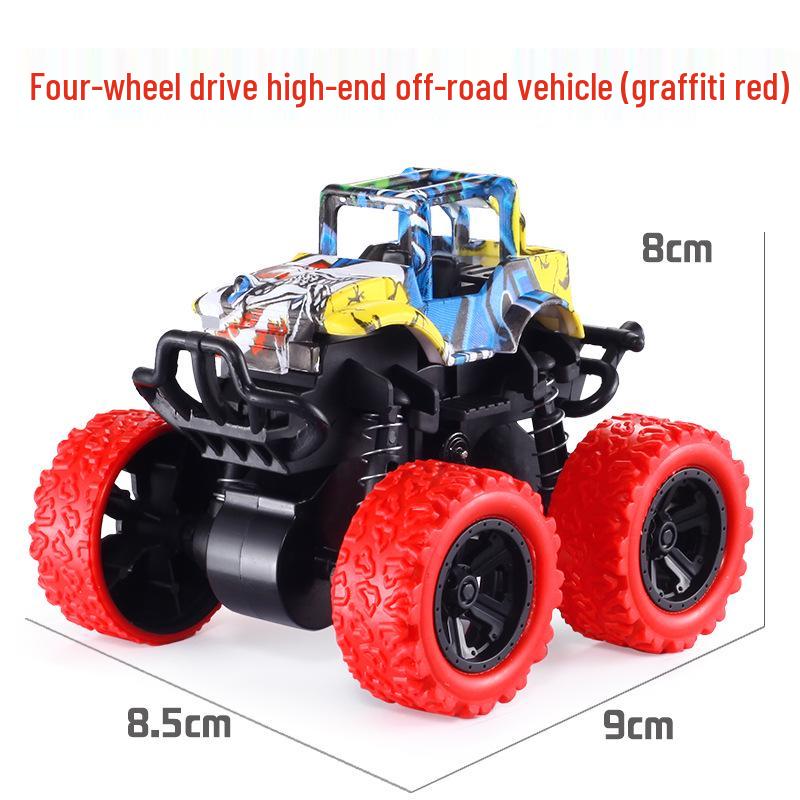 Kids' Inertial Excavator Toy Car: Off-Road Vehicle for Boys, Perfect for Small Gifts and Night Markets