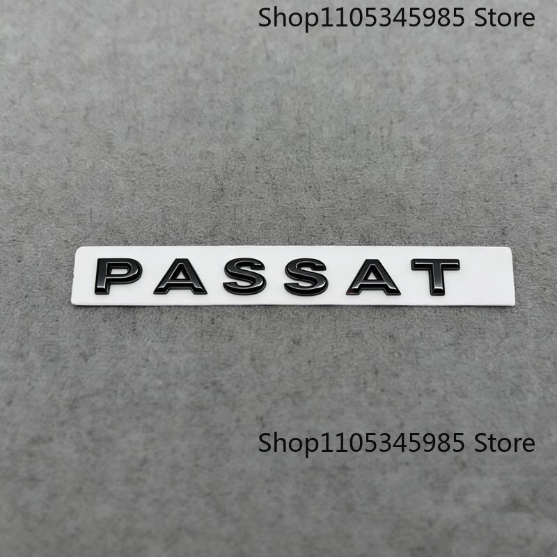 YKPSC1 Car Tail Rear Trunk PASSAT Emblem Fender Side Sticker Decal For Volkswagen PASSAT B8 Car Body Sticker Letter Logo VW Accessories
