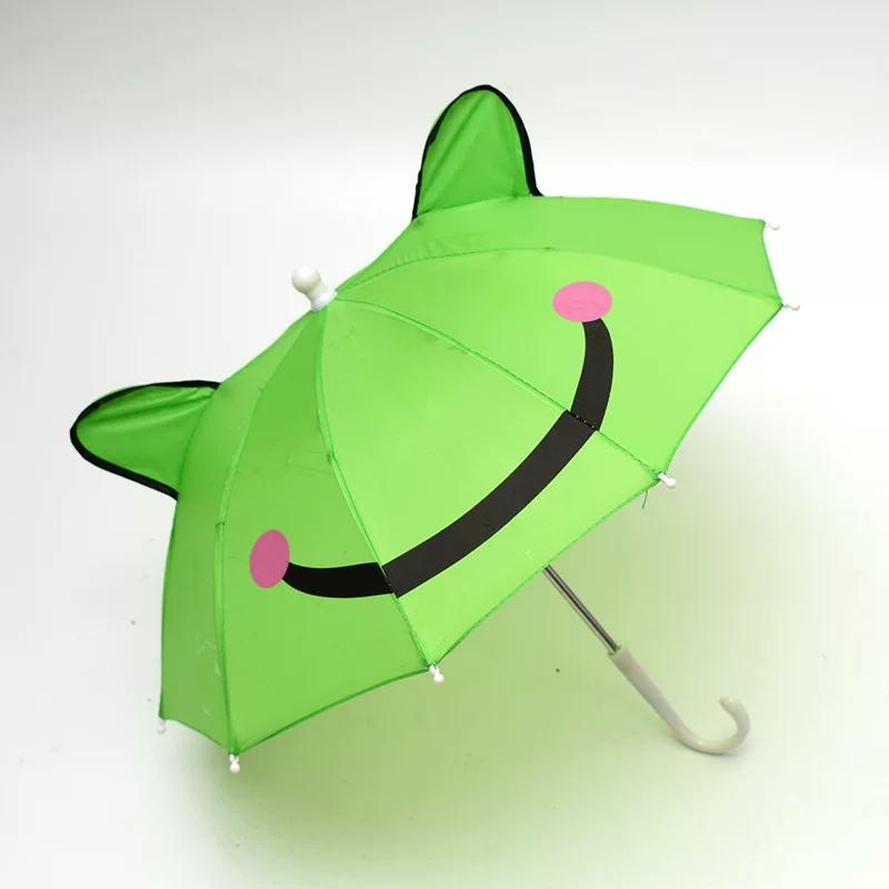 Ombrello per Bambini con Orecchie di Animale per Bambini e Bambine, Mini Ombrello Giocattolo da Ballo, Ombrello Parasole per Neonati di 1-2 Anni