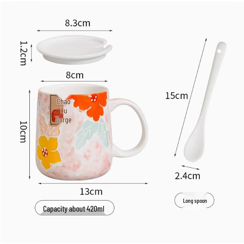 Hand-painted Ceramic Seasonal Mug Set