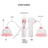 Electric Vibration Heated Breast Massager for Home Breast Care and Enhancement