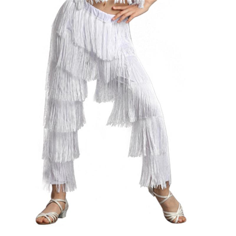 Adult & Children's Latin Dance Fringe Pants for Competition & Practice