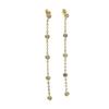 Promotion 2023 High Quality Fashion  Women Jewelry AAA+ CUBIC ZIRCONIA Gold Plated CZ Tassel Chain Dangle Earring
